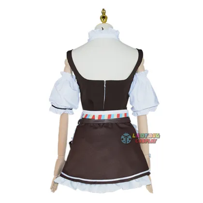 Hololive Vtuber Shirogane Noel Maid Cosplay Costume