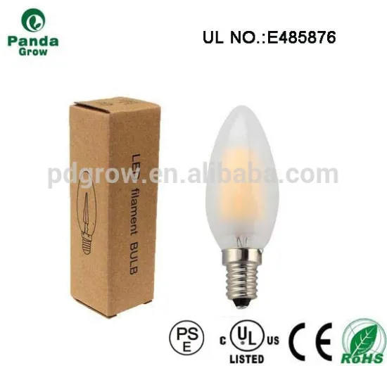 chandelier ligthing 4w led candle lamp 2600k dimmable led bulb e12 e14 led filament bulb candelabra led