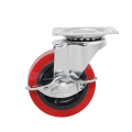 1.5/2/2.5/3 Inch Light Duty PU Casters with Brakes