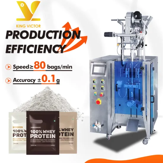 KV Weighting 1g-10g Paper Sachet 4 Side Seal Packing Machine for Fruit Juice and Matcha Powder