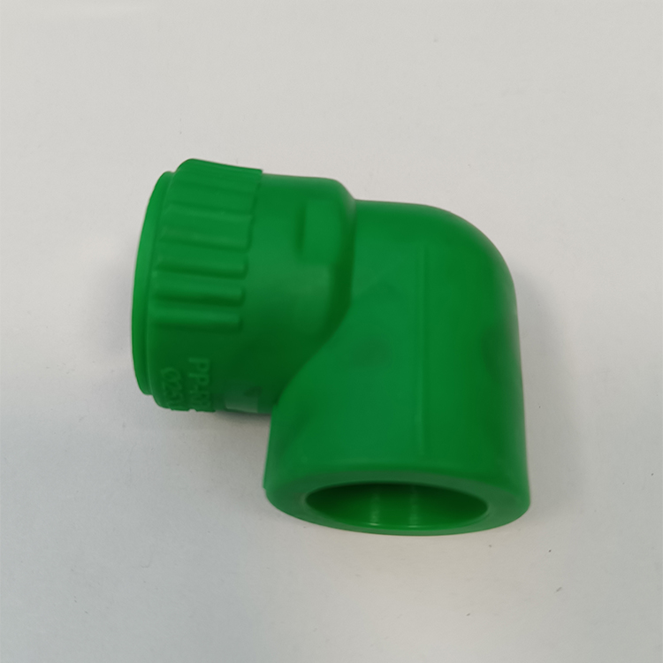 Elbow PN25 Green Plastic Brass Insert 6 Inch Pipe Fittings Ppr Fitting for Water Supply6