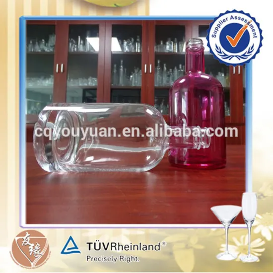 Round Painted Bottle Clear Bottle Glass 500ML Hand Sanitizer Bottle