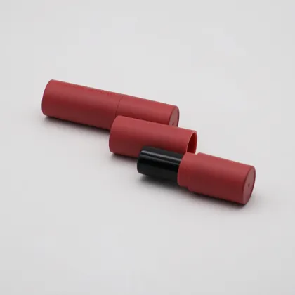 Plum Plastic Lipstick Tube Lib Balm Container 3.5g