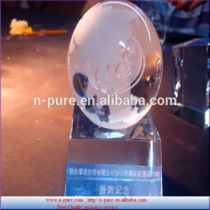 Engraving crystal globe balls, crystal sphere, crystal globe