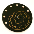 Matt Design Stamped Flower su quadrante di orologio minimalista