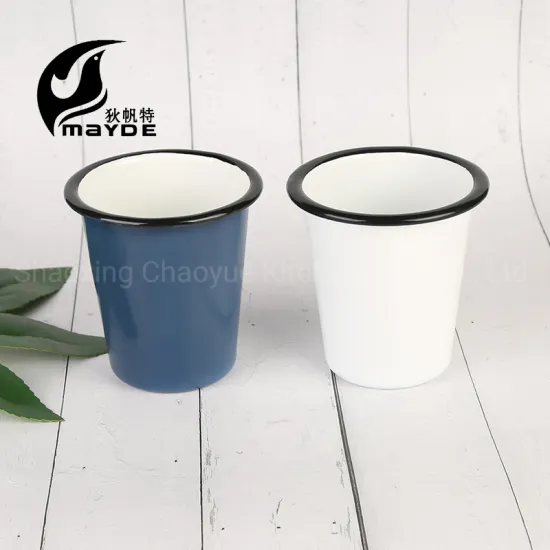 Enamel Cups Metal Drinking Cup Steel Mug