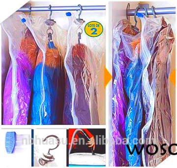 high quality hang space hang vacuum bags