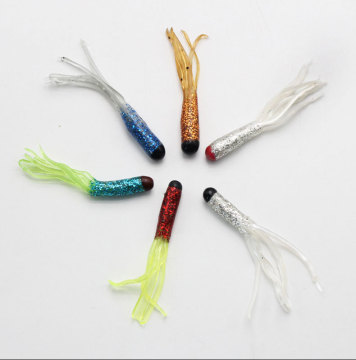 Soft Bait Rubber Tube Octopus Squid Skirts Fishing Lures - 5.5cm 0.8g