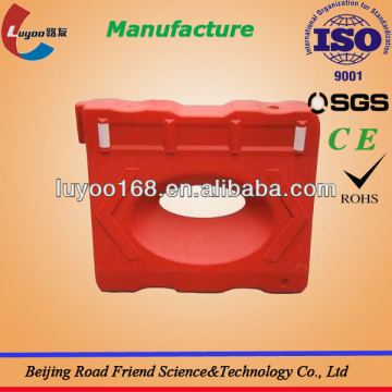 High quality Water filled traffic barriers with one hole