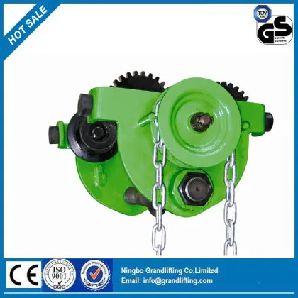 P Type Hand Chain Plain Trolley