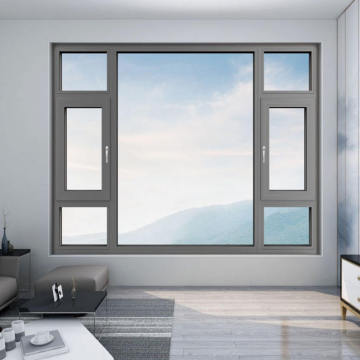 cheap casement window for home Aluminum tilt turn Casement Windows for Villa Supplier