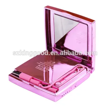 Universal Power Source 6000mAh Portable Power Bank with make up Mirror
