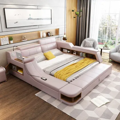 King Size Tatami Bed with Massage Features