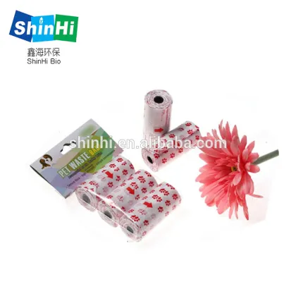 15 Doggy Bags Per Roll Biodegradable Waste Bags