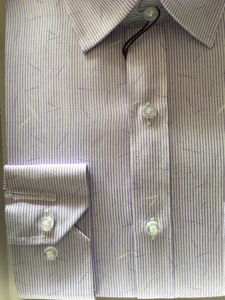 Camicia da lavoro tinta in filo di classe Hign