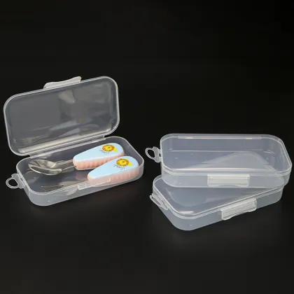 SUNSHING Clear Box Packaging Empty Boxes With Plastic Clips Transparent Plastic Boxes