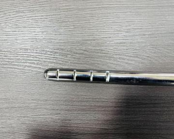 Metal rod for car seat headrest system