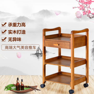 Beauty salon trolley with drawers