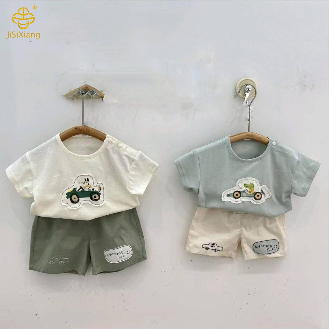 Cartoon Printed Short Sleeve T-shirt