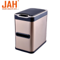 JAH Stainless Steel Sensor Trash Bin for Bathroom