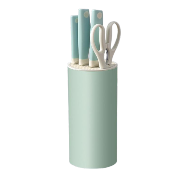 Customized Christmas Gifts: 5-Piece Kitchen Knife Set with Scissors and Block Holder for 2023