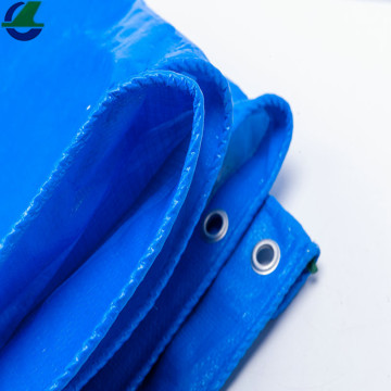 Blue waterproof poly tarp truck cover