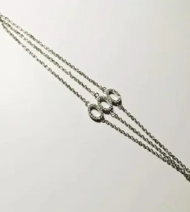 Fashion Necklace, Crystal Chain Necklace, PT1536