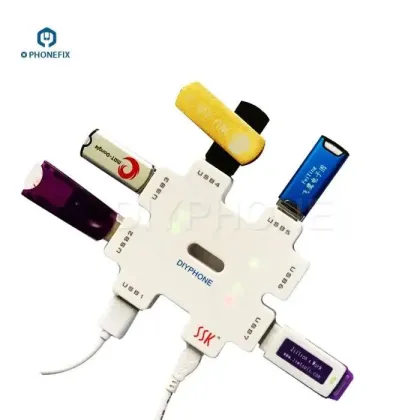 SSK SHU011 USB2.0 is an independently powered HUB expander that can use 7 interfaces at the same time.