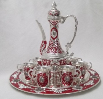 wine cup set, teatop and cups set