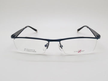 Blue Carbon Fiber Z-titanium Charmant Optical Frames Branded Optical Eyewear Zt11750 Bl