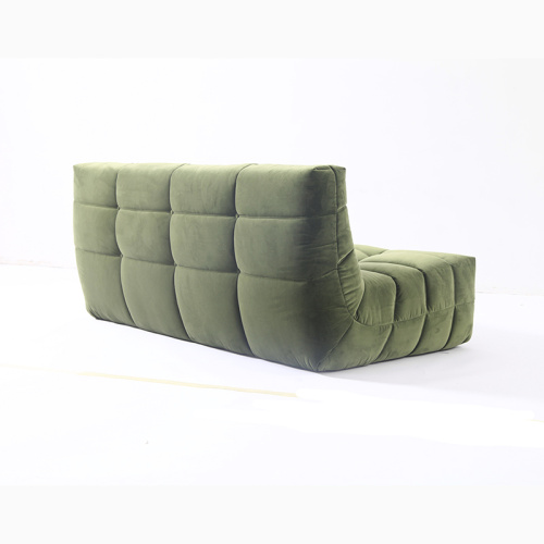 Stoff Ethnicraft N701 Dreisitzer modernes Sofa