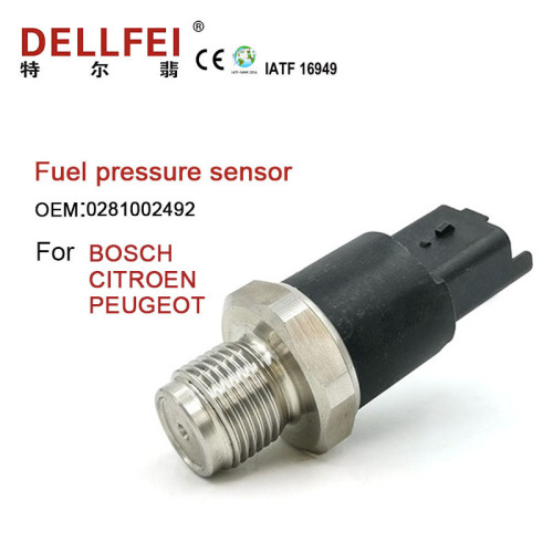 Sensor de presión de combustible de automovilismo 0281002492 para Peugeot