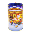 Dadi Christmas Candy Tin Can Cilindrical CadeaLoos