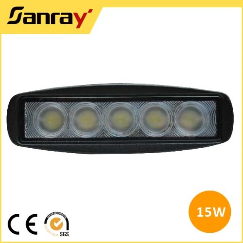 Hot Sales 1150lm 15W LED Light Bar off-Road, 12V 24V 4X4 Mini LED Light Bar