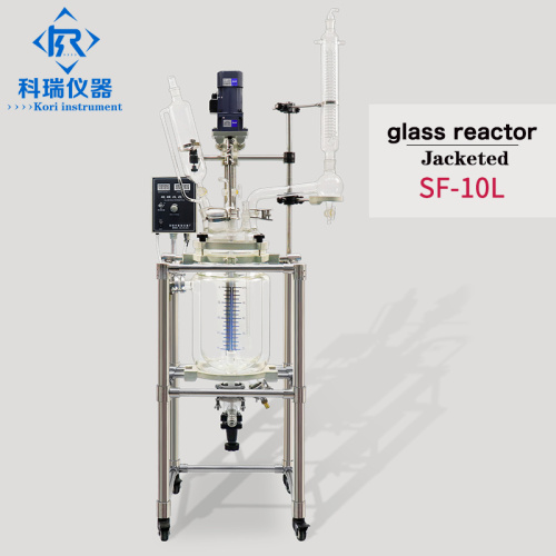 5l 10l 20l 30l Glass Reactor Chemical Batch Agitation Tank Reactor Prices