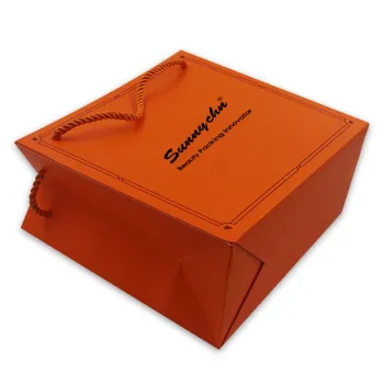 Custom Printed Your Own Logo Kraft Gift Craft Shopping Paper Bag With Handles