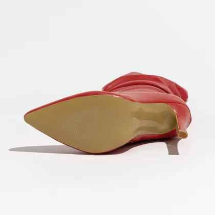 2025 Red Boots: Women's Half Boots - Dealer Price