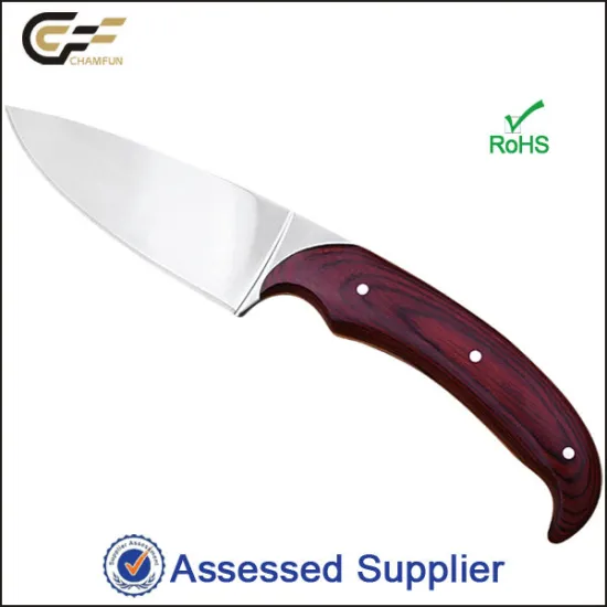 Antique Wooden Handle Sharpest hunting knives /Camping Knife