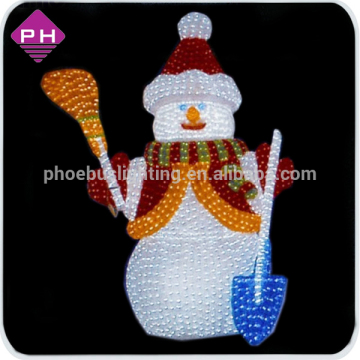 Traditional christmas light Hotsale Led Snowman for led motif light