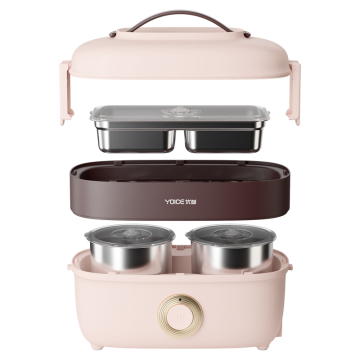 Portable Electric Lunch Box: New Arrival Pink Personalized Food Warmer