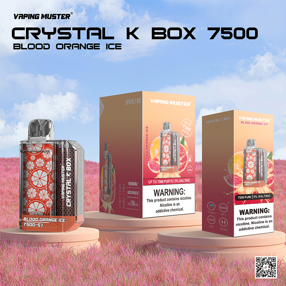 Crystal K Vape Box 7500