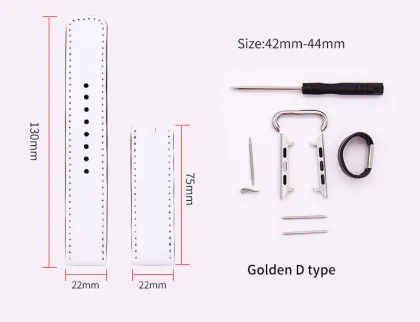 Sublimation Leather Watch Band - Blank Wristband for Apple Watch & Samsung Galaxy Watch