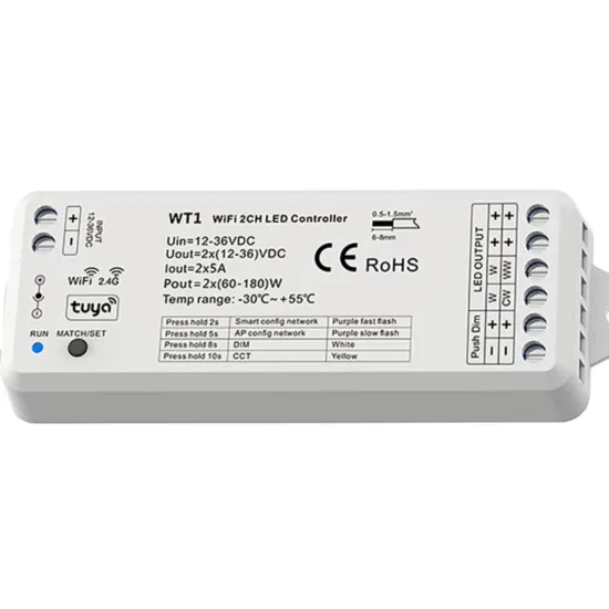 Tuya Controller for WT1 Model Single Color CCT LED Strip Light