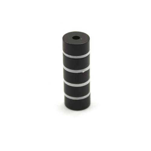 Black epoxy coating magnet Dia8x4mm with countersunk hole