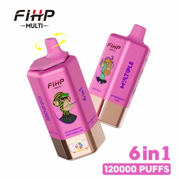 FIHP Multi 120k แบบใช้แล้วทิ้งพัฟ 6in1 vape