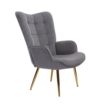 Mid Century Modern Luxury Restaurant Accent Chair French Rotate Arm Chair