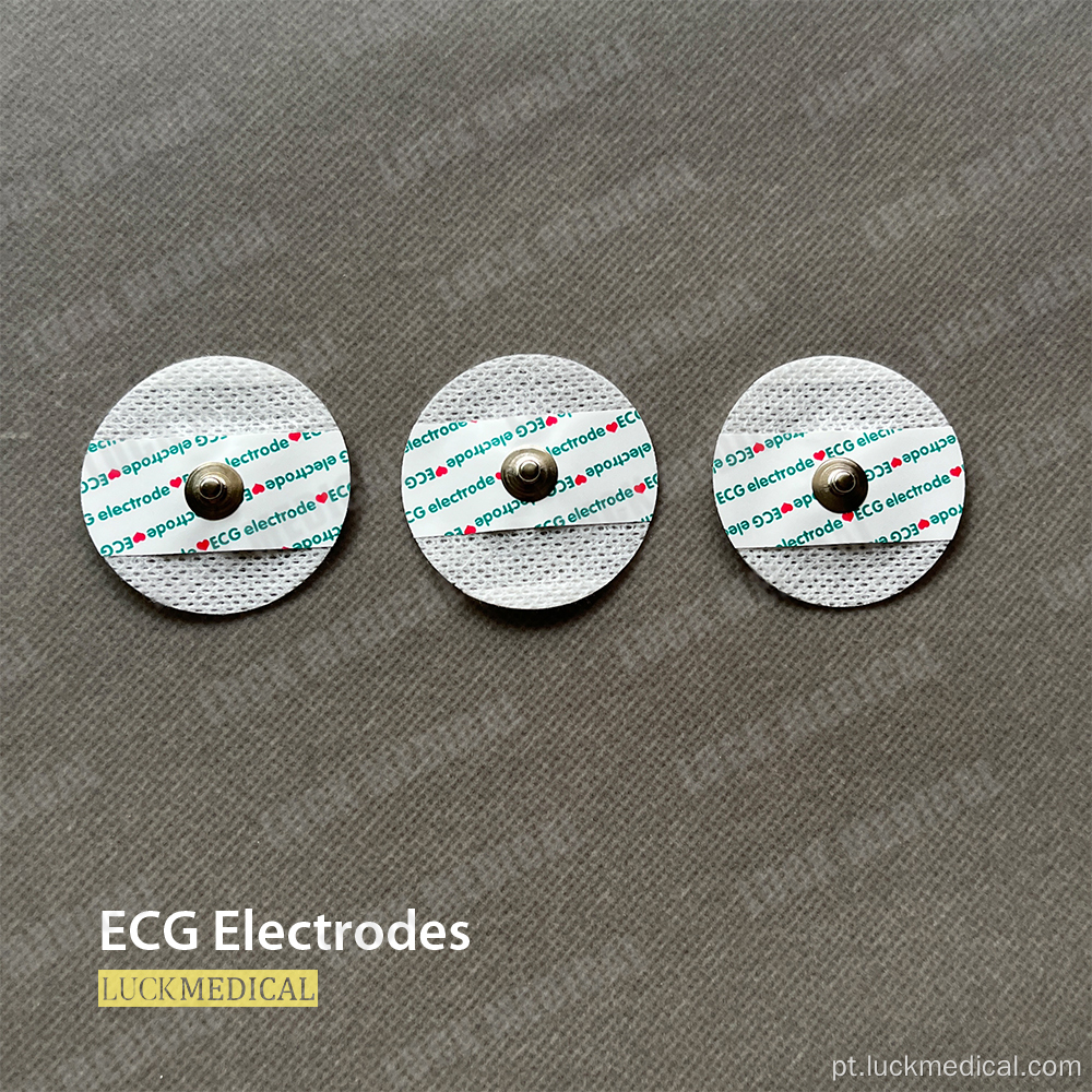 Eletrodos de ECG descartáveis ​​baratos para a máquina Holter ECG