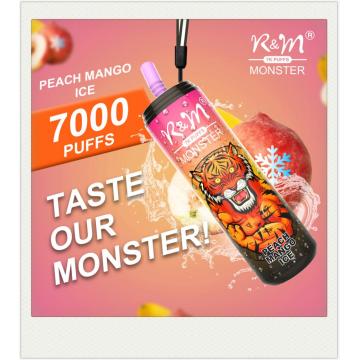 R e M Monster 7000 Puffs Disponível Kit