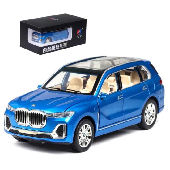 1:24 Diecast Toy Car Model Alloy Simulation Metal Car Doors Open Pull Back Lighting Car Kids Toys Cars Collection Boy Gift