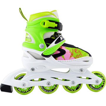 High impact-resistant sized 38-41# PU wheel inline skates, RPIS0153